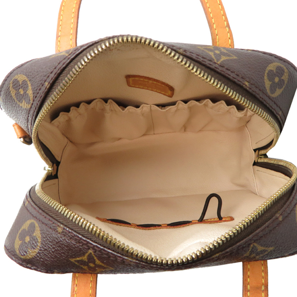 Louis Vuitton Spontini Women's Handbag M47500 Monogram Brown
